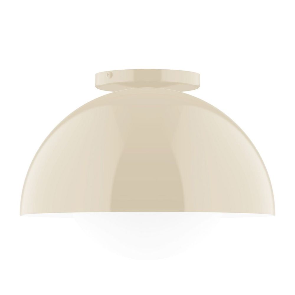 Montclair Lightworks FMD432-G15-16 12" Axis Dome Flush Mount Cream Finish
